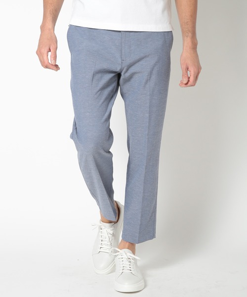 コットンリネンで作った昔もんぺ レモンイエロー ゆったり リラックス