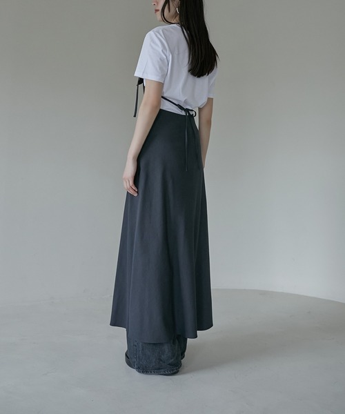 ワンピース LE CIEL BLEU Apron Maxi Dress LE CIEL BLEU（ルシェルブルー）の「エプロンマキシドレス / Apron