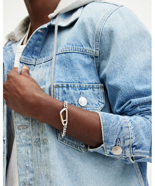 ブレスレット2点 ALLSAINTS（オールセインツ） ブレスレット CARABINER TWO TONE