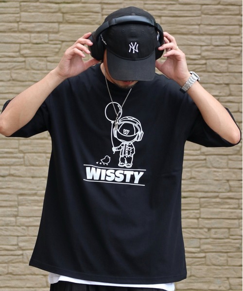 wissty tシャツ wissty-ボーイ＆ガール・ロゴ-SSTEE メンズ