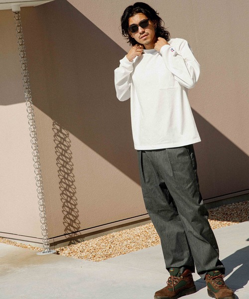 PRADA スラックス　チノパン サンド コットン チノパンツ | PRADA