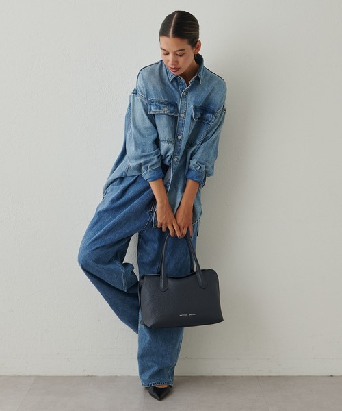 美品 IACUCCI ラーナ M トートバッグ ALCE アルチェ ネイビー イアクッチ IACUCCI ラーナ M ALCE （navy） -ファッション通販