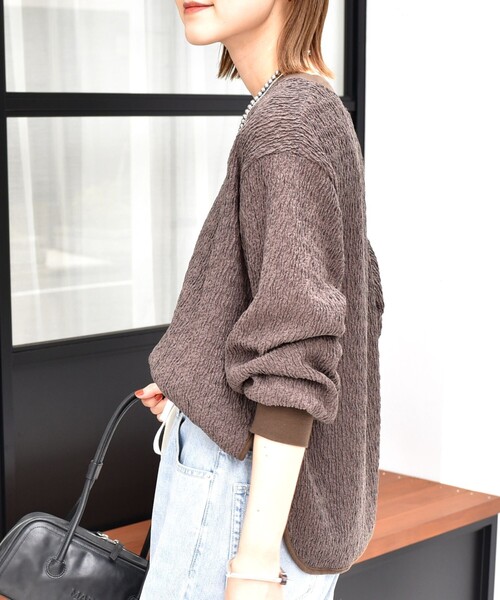 即購入可！！ 新品 SECRET TROPHY ロングスリーブプルオーバー ★ SHIPS（シップス） tシャツ 「手洗い可能」ランダムブルーゼ ロング