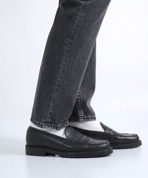 PMDS イタリア製 ブラック ダメージ デニム イージーパンツ N512 12oz BLACK DENIM EASY WIDE PANTS – MANUAL ALPHABET ONLINE STORE