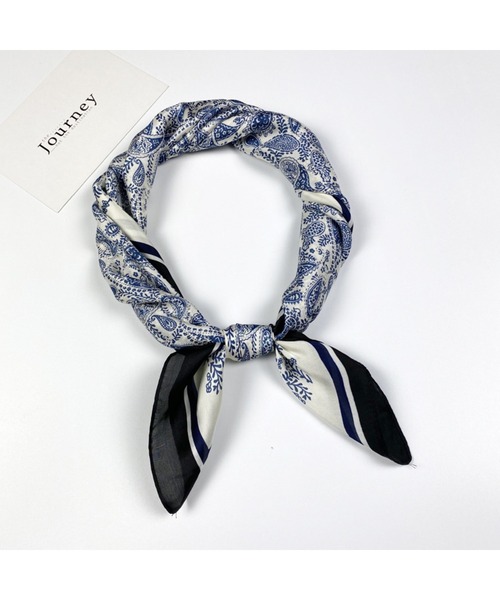 スカーフ バンダナ リングSET♪ペイズリースカーフ レディース メンズ