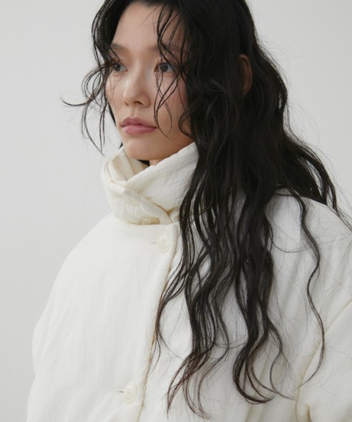 AP STUDIO midi down jacket 極美品　38 ホワイト AP STUDIO（エーピーストゥディオ）の「midi down jacket（ダウン