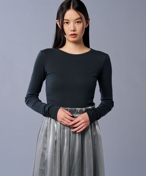 tシャツ アルビニスタシフォンテレコ ボートネック カットソー（uncrave STANDARD） レディース