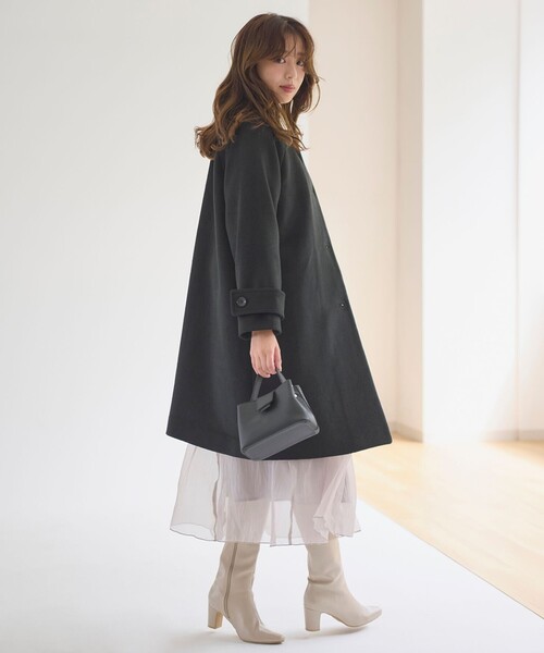mameco　Deuxieme Classe ウールコート Aライン mameco様専用 Deuxieme Classe ウールコート Aライン