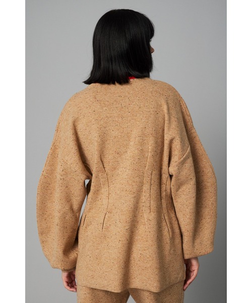 HeRIN.CYE カーディガン Nep knit cardigan ネップニットカーディガン