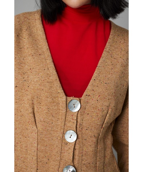 トップス herin.cye Nep knit cardigan HeRIN.CYE｜Nep knit cardigan | Rakuten Fashion(楽天