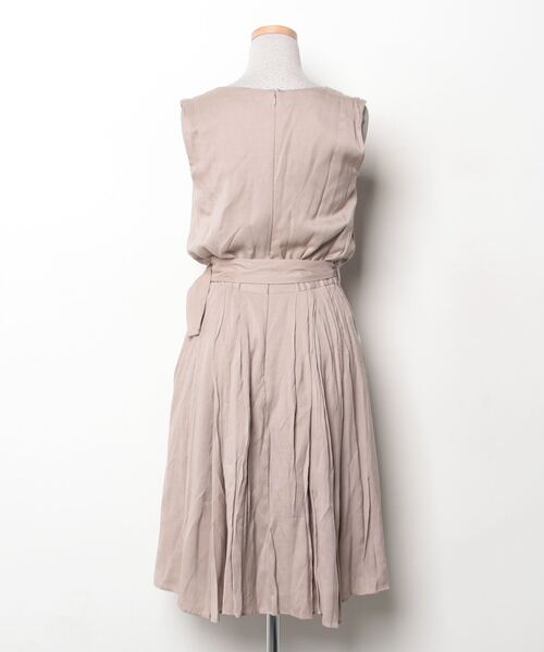 【美品】JUSGLITTY ノースリーブワンピース Mサイズ相当 JUSGLITTY（ジャスグリッティー） ノースリーブワンピース 1 グレー
