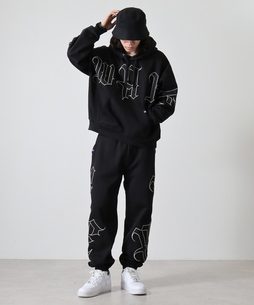 RE730 スウェットパンツ ジャージ Logo embroidered sweatshirt jogger