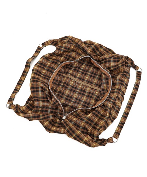 ショルダーバッグ バッグ an meets zakka チェック柄ネル3WAYバッグ
