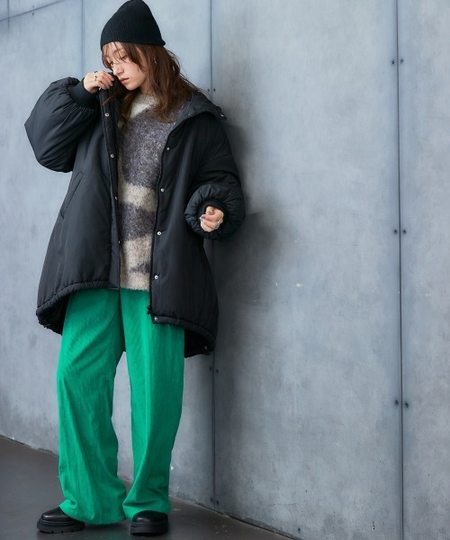 Soiunique（スワユニーク） コート アウター モンスターパーカーミドル