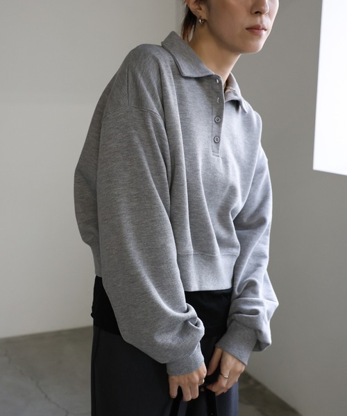 select MOCA（セレクトモカ） トレーナー スウェット ショートポロ