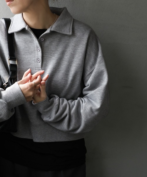 select MOCA（セレクトモカ） トレーナー スウェット ショートポロ