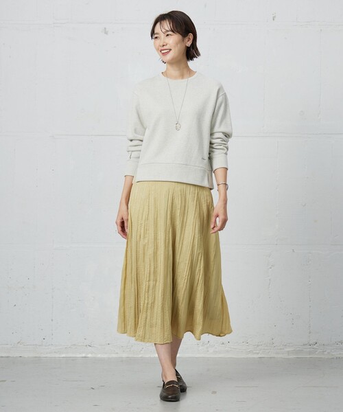 【WEB限定カラーあり】ラメ裏毛 カットソー URBAN RESEARCH ROSSO 【URBAN RESEARCH ROSSO】ラメシアー