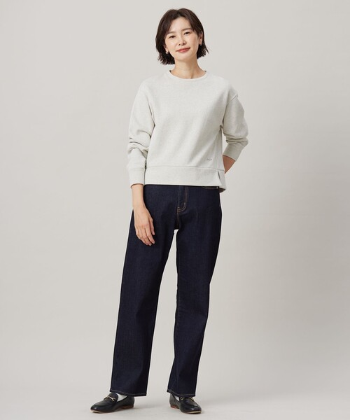 【WEB限定カラーあり】ラメ裏毛 カットソー tシャツ 「WEB限定カラーあり」ラメ裏毛 カットソー レディース