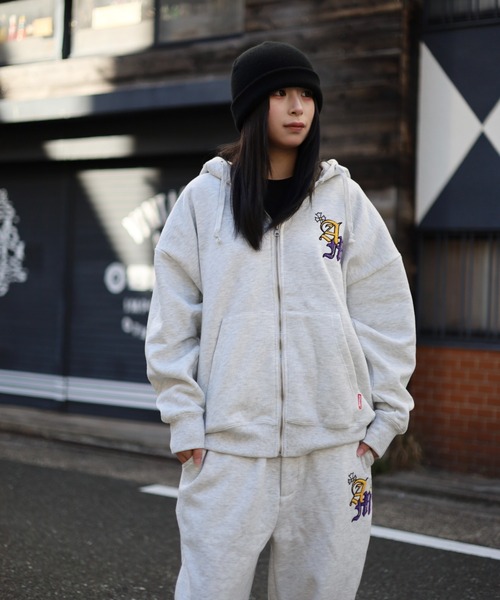 ATMARK パーカー 「3サイズ展開 / UNISEX 」ATMARKサガラ刺繍