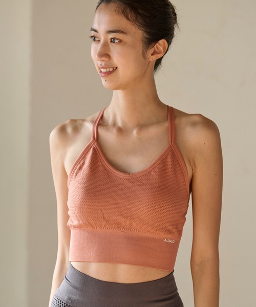 alo ホワイト スポーツブラ M Wild Thing Bra - White | ALO