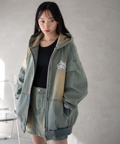 WEGO デニムジャケット gジャン WEGO/「25年春夏新作 WEGO デニムジャケット gジャン WEGO/「25年春夏新作
