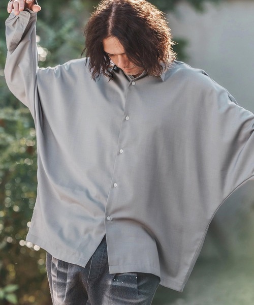 CAMBIO（カンビオ） シャツ ms5967-ルーズシルエットTRドルマン