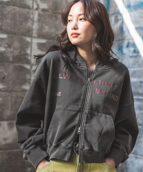 PBLIM トレーナー スウェット 「UNISEX」ピグメントジップパーカー