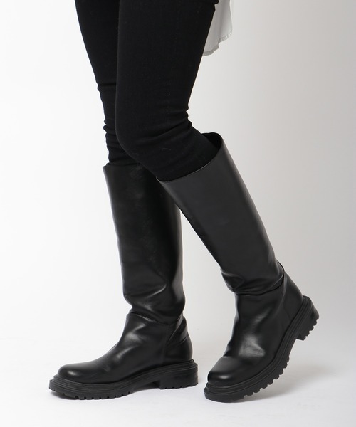 ETRE TOKYO（エトレトウキョウ） ロングブーツ 36 キャメル レディース