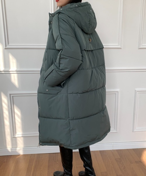 「ECLIN」 コート FREE グリーン レディース_画像2