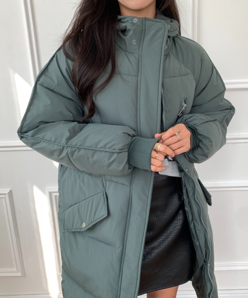 「ECLIN」 コート FREE グリーン レディース_画像3