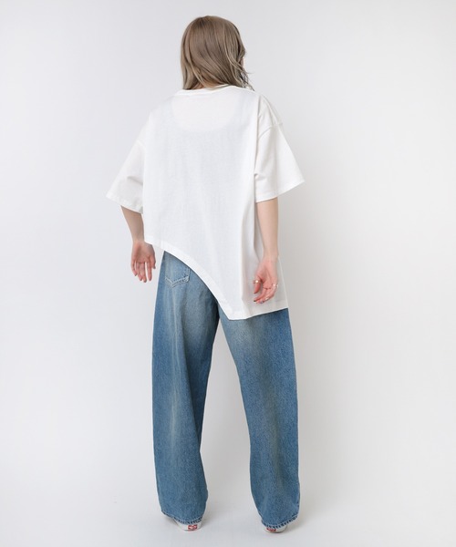tシャツ M2374 カッティングＢＩＧ　Ｔ レディース RNA tシャツ M2374 カッティングBIG T レディース