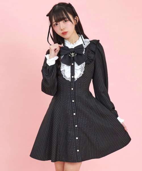 Secret Honey ワンピース アクセサリーリボンレースフリル