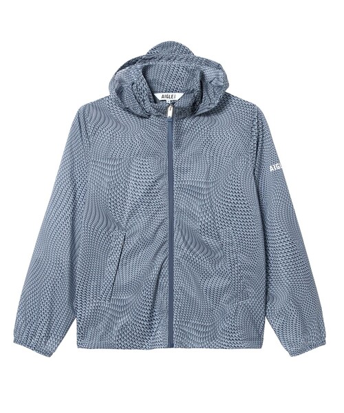 AIGLE（エーグル） ナイロンジャケット 撥水 パッカブル プリント