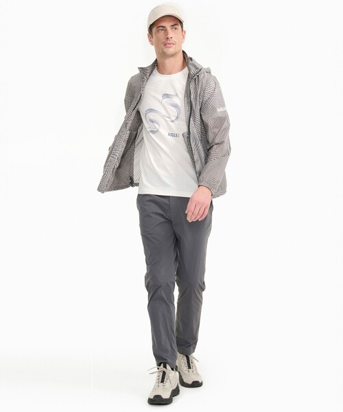 AIGLE（エーグル） ナイロンジャケット 撥水 パッカブル プリント