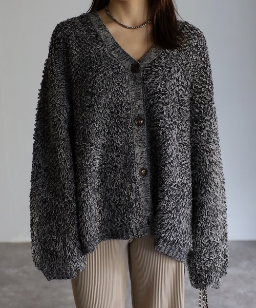 sakishimatokyo ニットカーディガン FREE アイボリー レディース