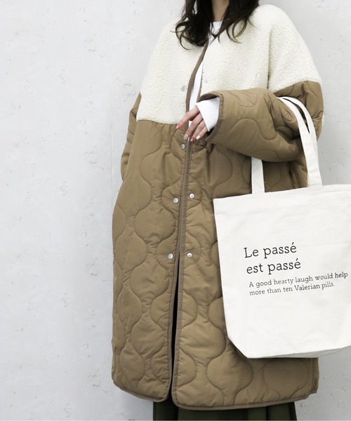 「Per sist ence」 ノーカラーコート FREE ブラック レディース_画像5