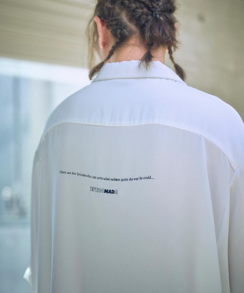 ADAM PATEK シャツ ADAMPATEK/mad embroidery short sleeve