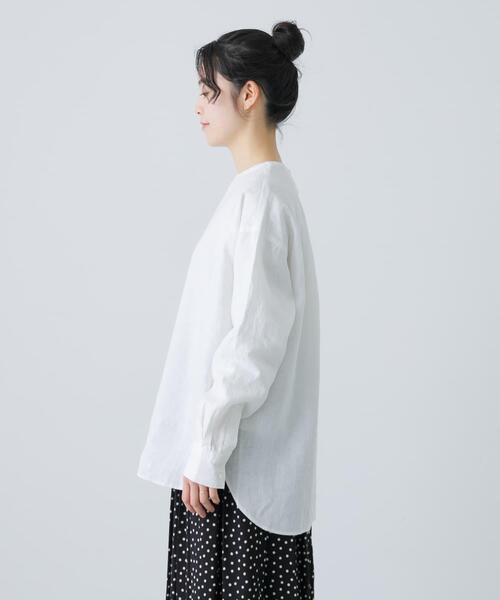 クルーネックプルオーバーシャツ　　かぐれ color ナチュラル かぐれ｜クルーネックプルオーバーシャツ - かぐれ(カグレ