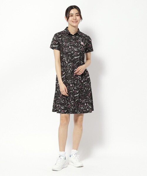 アダバット（adabat）/UVカット吸水速乾 クールコアサマープリントワンピース adabat（アダバット） ワンピース UVカット/吸水速乾 クールコアサマー
