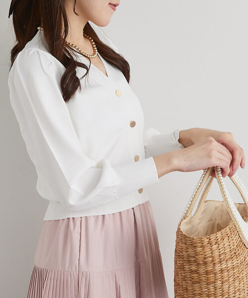 La boutique BonBon｜クールタッチUVクロップドカーディガン