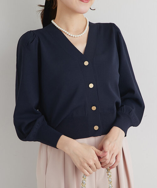 La boutique Bonbon カーディガン クールタッチUVクロップド