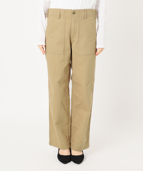 Spick & Span ルーズベイカーパンツ カーキ 匿名 Spick＆Span カーゴパンツ 「追加2」ルーズベイカーパンツ