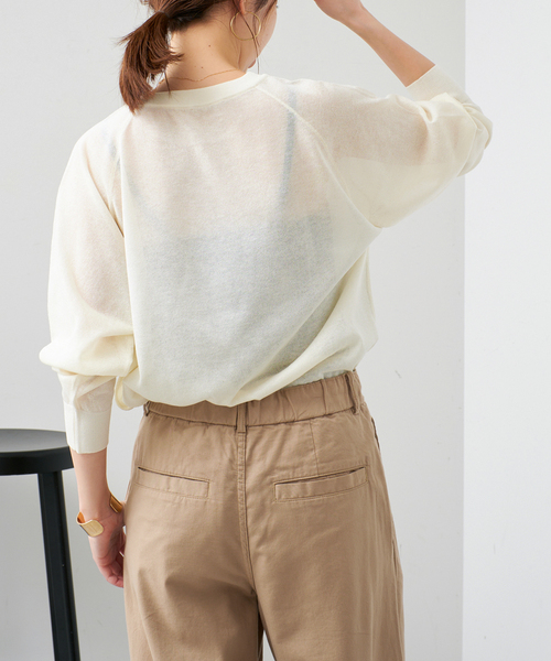 フォクシー FOXEY 20年製 ニットトップ タンジェリン カットソー 半袖