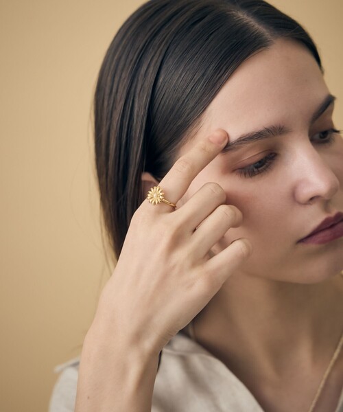 ete bijoux 指輪 リング 「マーガレット」 パール レディース