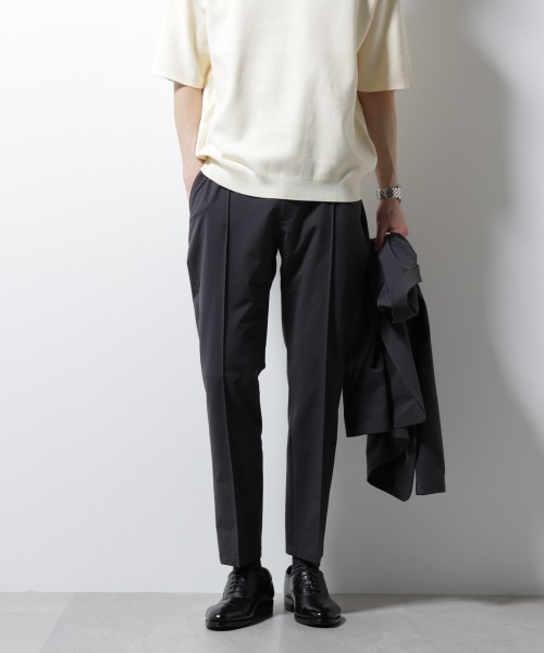 NANO universe パンツ 「N TROUSERS BASIC」ダントツオチール防汚