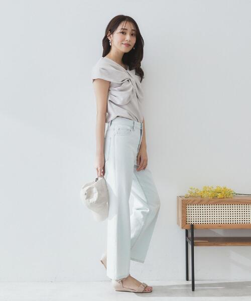ブラウス シャツ ビッグリボンブラウス レディース axes femme POETIQUE ブラウス シャツ ビッグリボンブラウス