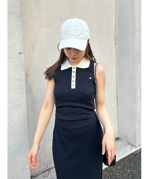 SNIDEL ワンピース 「WEB限定カラーあり」ポロカットセット