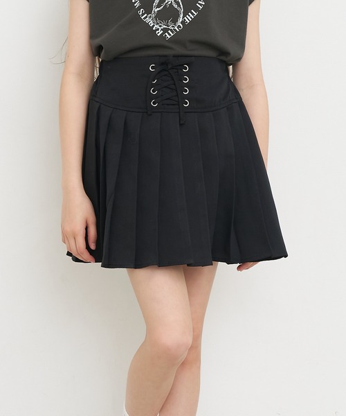 chieko+ soft volume skirt​ ブラック　スカート36 HeRIN.CYE | CLO Many tuck volume skirt (スカート(ロング) ) |SHEL