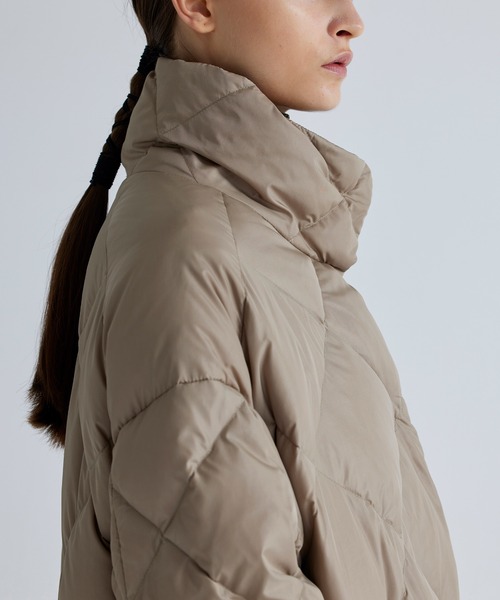 「NOISE MAKER」 ダウンコート 36 ターコイズブルー レディース_画像4