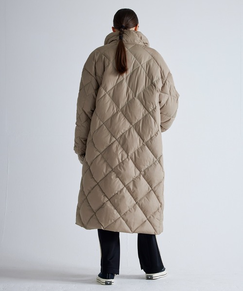 「NOISE MAKER」 ダウンコート 36 ターコイズブルー レディース_画像6